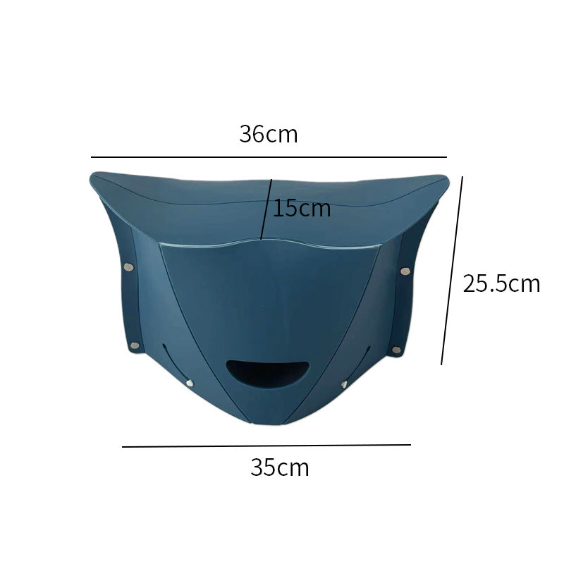 Multi Functional Outdoor Folding Plastic Stool Large Size