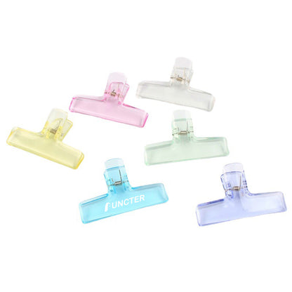 Transparent Chip Clips Acrylic Bag Clips Sealing Clip