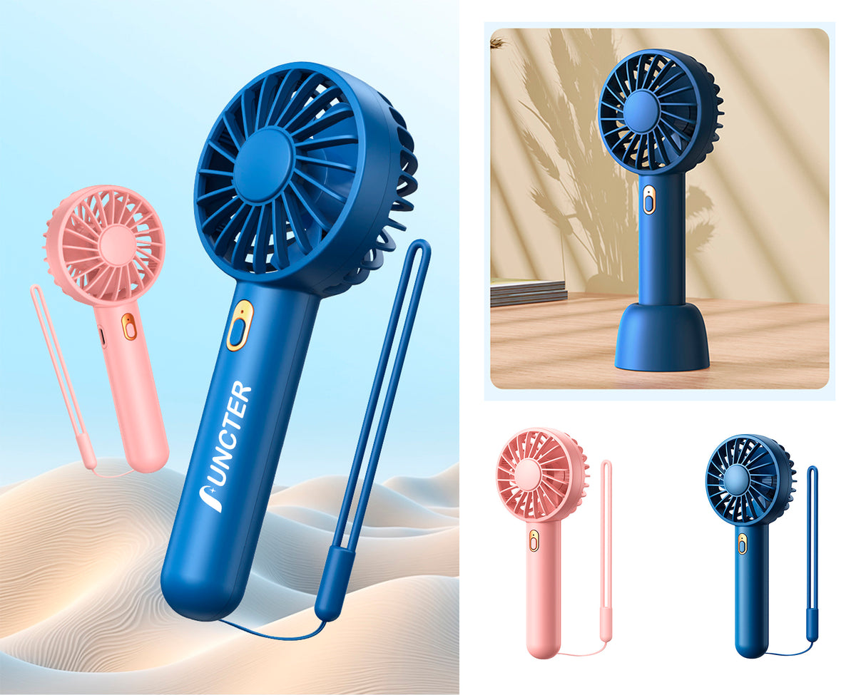 1800 mAh Mini USB Portable Handheld Fan Rechargeable Desk Fan