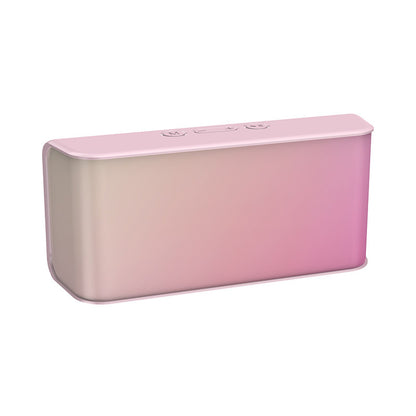 Square Portable Mini Speaker W/800 mAh Battery-Full Printed On Front