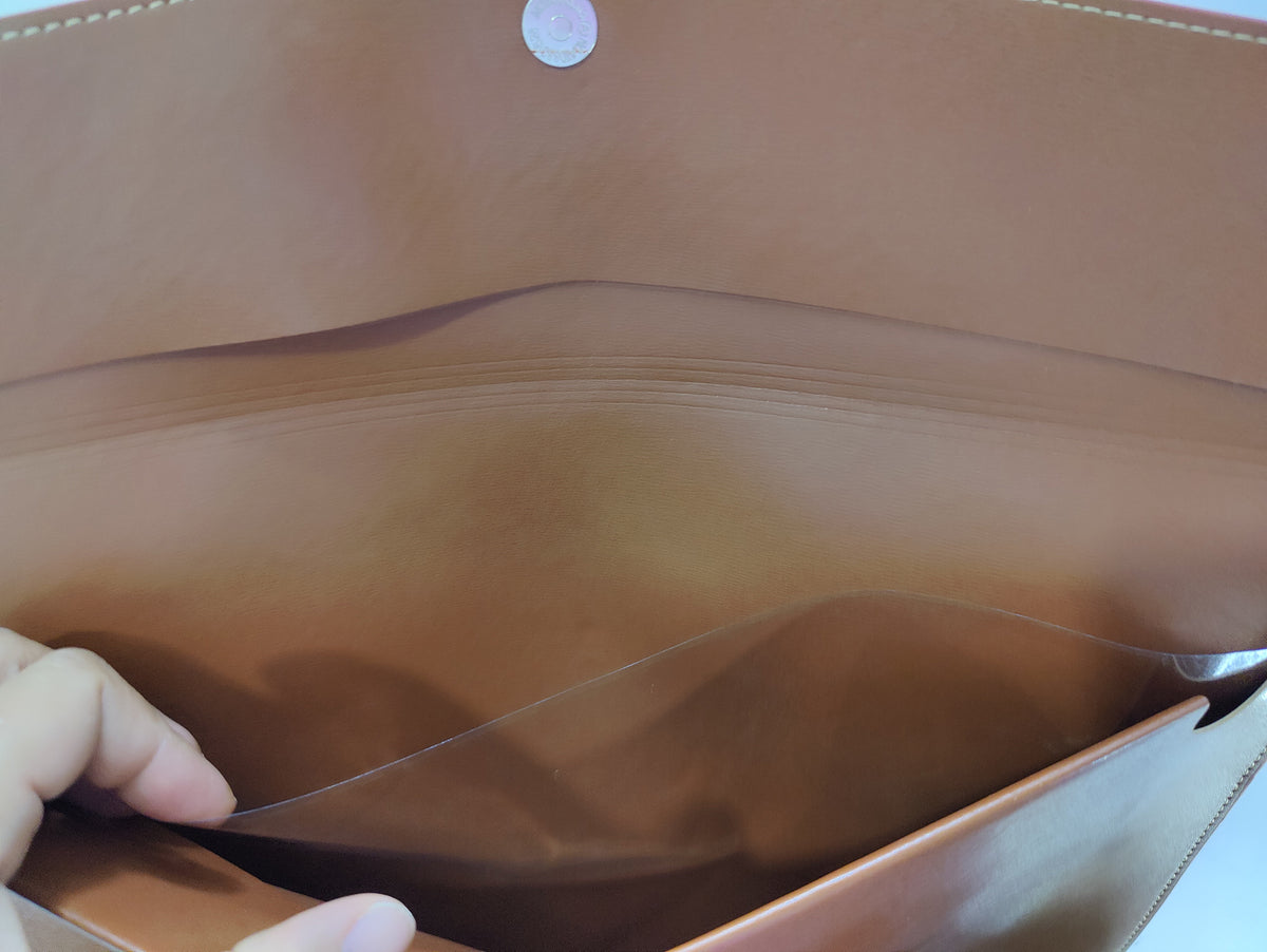 PU Leather A4 Document File Bag File Envelope