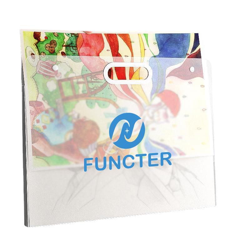 Waterproof Art Portfolio Folder A3 Art Storage Case W/ Handle for Drawing Sketch Photography Poster
