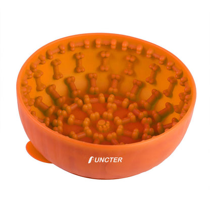 #L Bowl Shape Pet Lick Mat Slow Feeder Mat