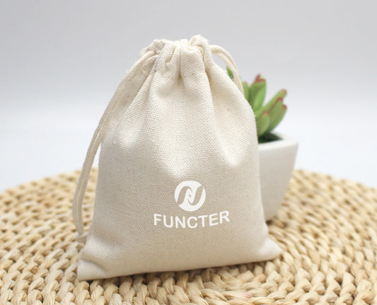 Custom 7.9" X 11.8" 8 Oz Cotton Canvas Cloth Drawstring Bags Jewelry Wedding Candy Gift Bags