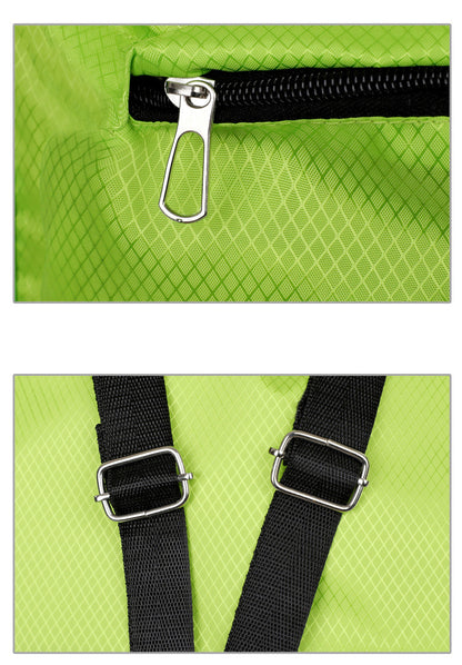 19 x 13.8" Drawstring Backpack, Waterproof Sports Gym Bag with Side Pocket