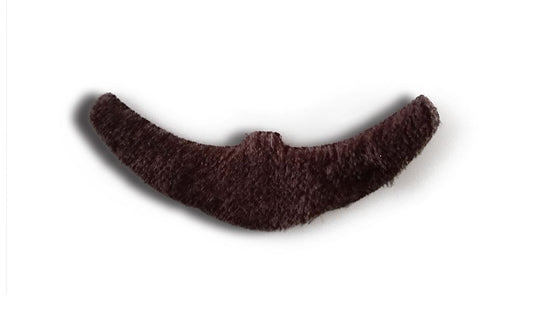 Self Adhesive Fake Halloween Mustache w/Paper Card Backing