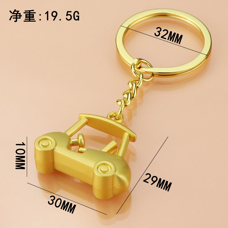 3D Golf Car Keychain