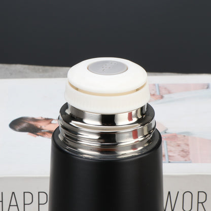 8.8oz/260ML 304 Stainless Steel Mini Insulated Water Bottle With Screw-on Lid Portable Vaccum Mug
