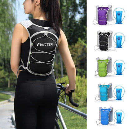 Lightweight Hydration Backpack with 2L Water Bladder