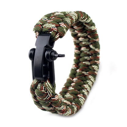 U Buckle Multiple Function Survival Bracelet