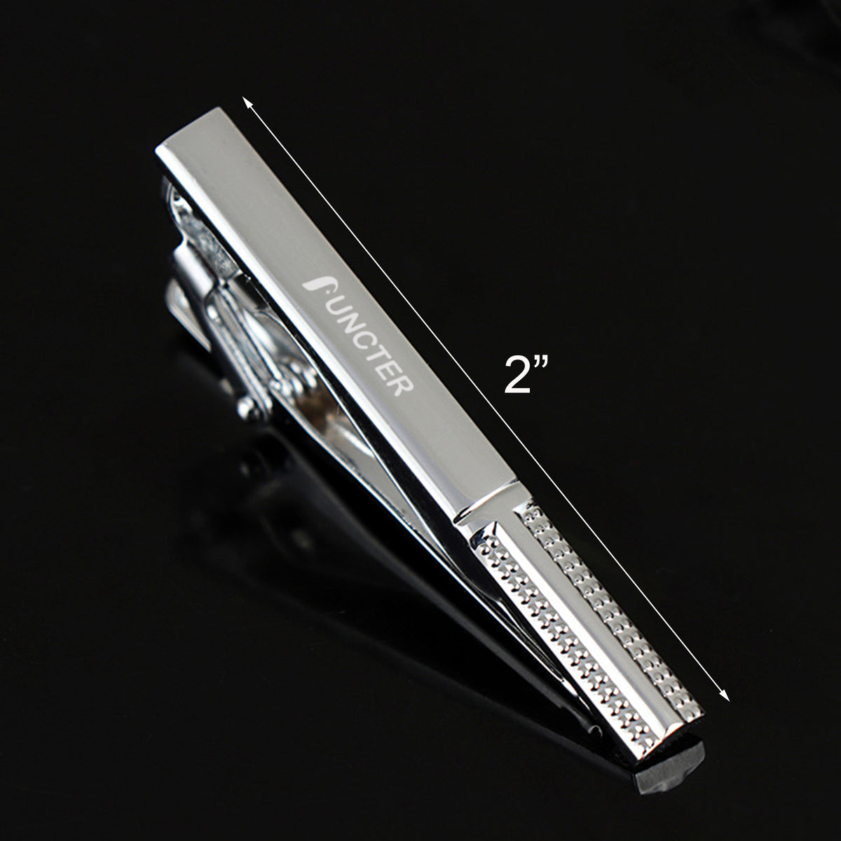 2" L Necktie Clip Tie Bar for Men's Skiny Necktie-#11