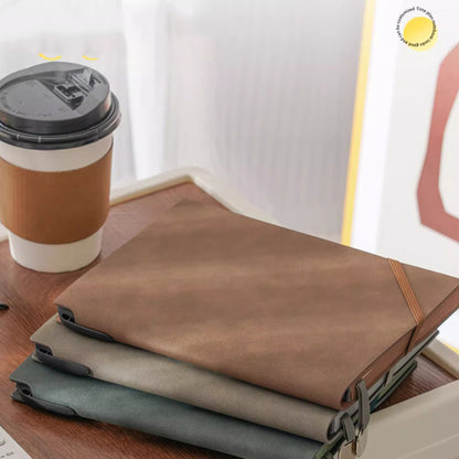 A5 PU Lined Luxury Notebook Journals Notepad Set