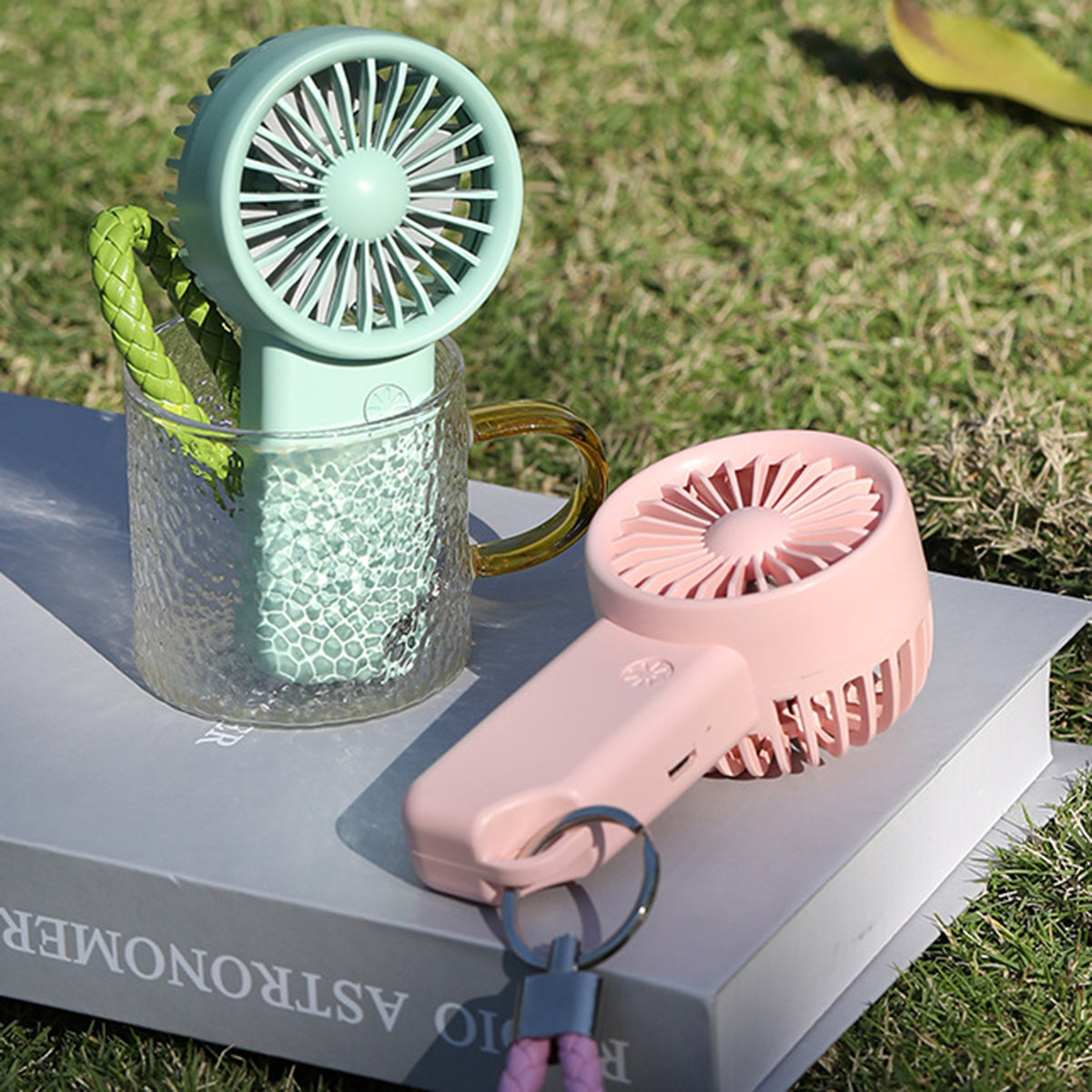 Mini Portable Personal Fan Rechargeable Pocket Fan with Lanyard