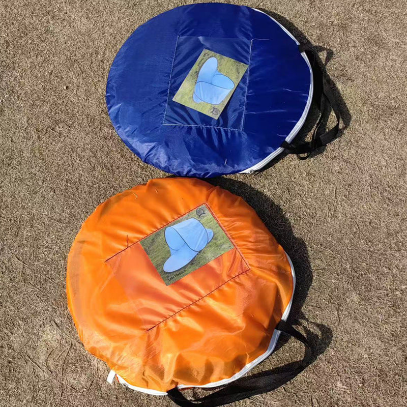 After being folded into the bag