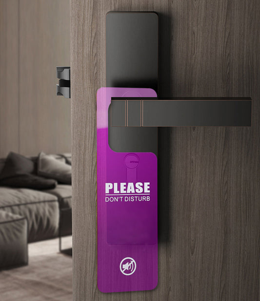 Acrylic Door Hanger Sign / Door Hang for Office, Hotel