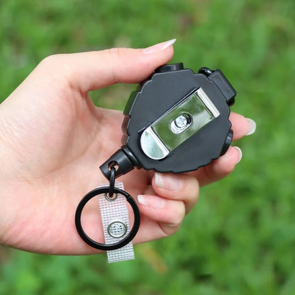 Outdoor Retractable Reel Key Holder ID Badge Holder Reel