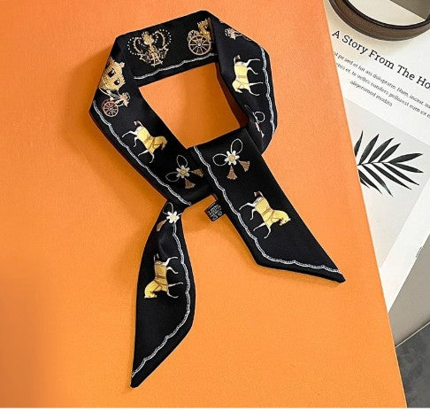 51 x 3.7" Imitation Silk Scarf Bag Scarf