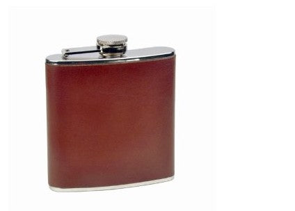 6 Oz. Leather Wrapped Flasks