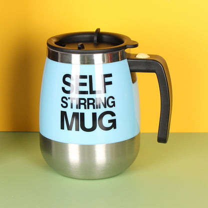 400 ml Magnetic Stirring Coffee Cup Milk Protein Powder Electric Stirring Cup AA Battery Style