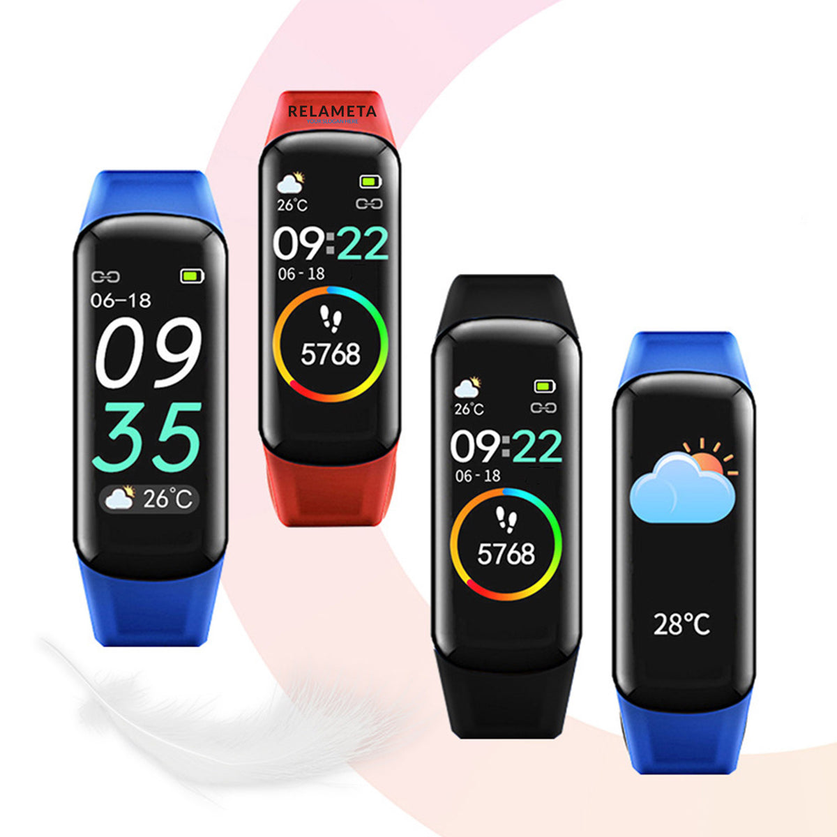 Heart Rate Bracelet Color Screen Smart Bracelet