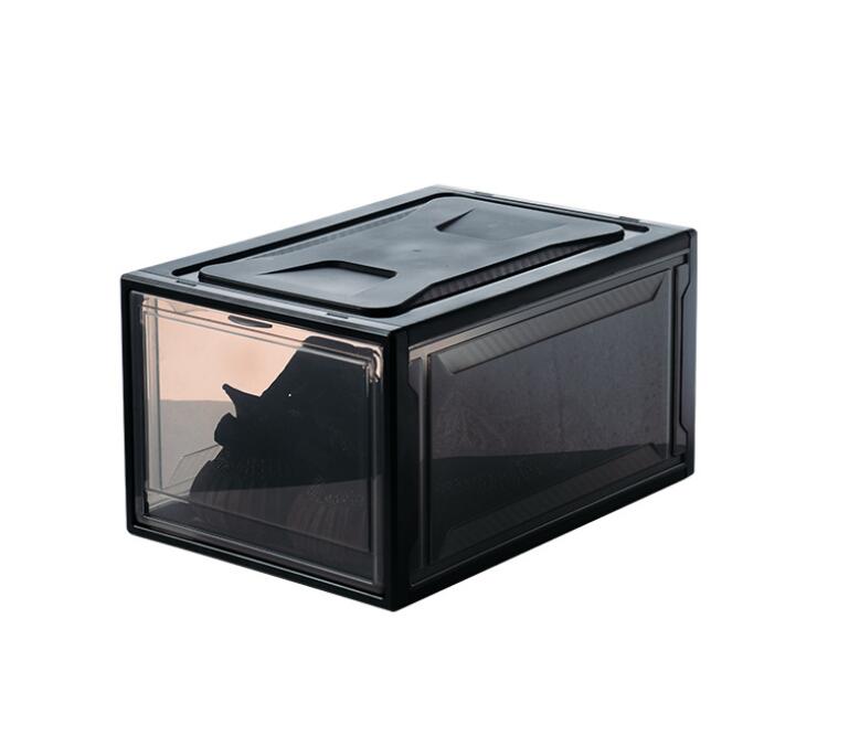 Stackable Drop Front Shoe Boxes