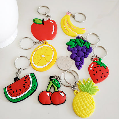 Custom 3D Raised Shaped Soft Touch PVC Keychain - Two Sides Printing