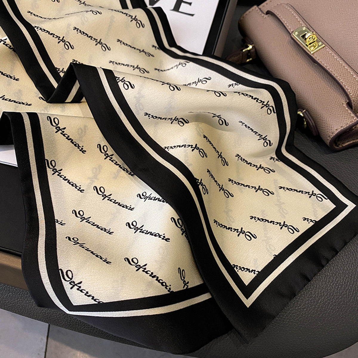 Custom 5.9" x 59" Long Silk Like Hair Wrap Women's Fashion Bandana