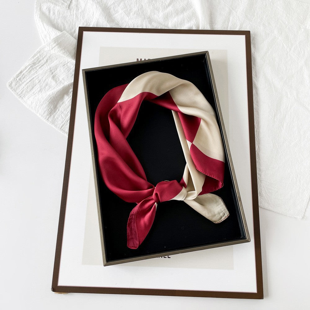 28" x 28" Stain Square Scarf Neck Scarves Kerchief Neckerchief Headband Handbags Wrap Scarf #54