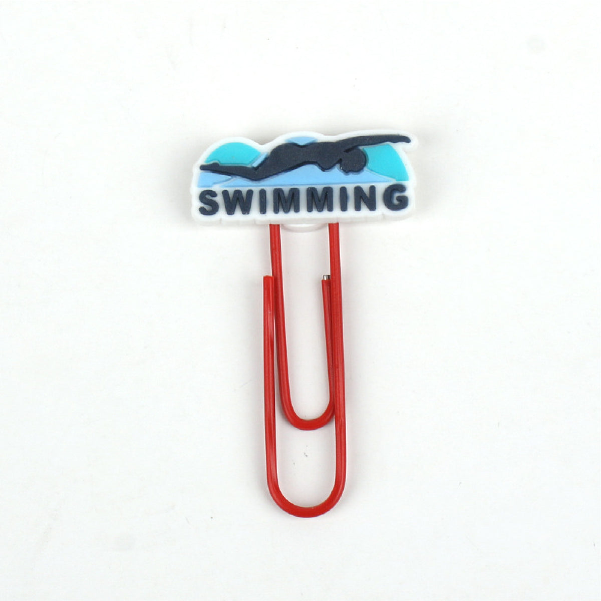 Custom Shape Paper Clip Hot Summer Swimming Bookmark Paper Clasp