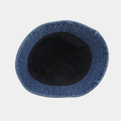 Summer Washed Denim Bucket Hat Beach Sun Hat