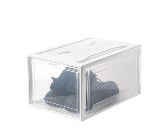 Stackable Drop Front Shoe Boxes w/Magnet