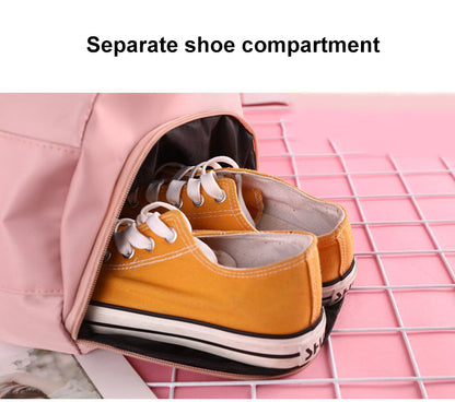 Wet and Dry Separated Oxford Tote Bag Swimming Bag Gym Bag for Beach/Fitness/Travel