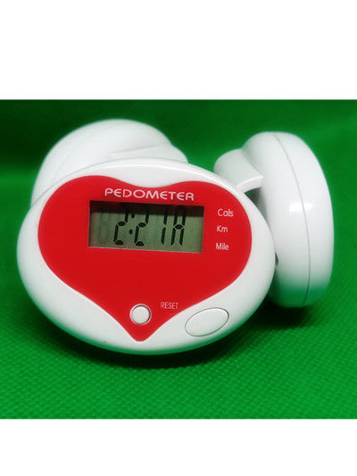 Portable Heart Shaped Multifunction Pedometer