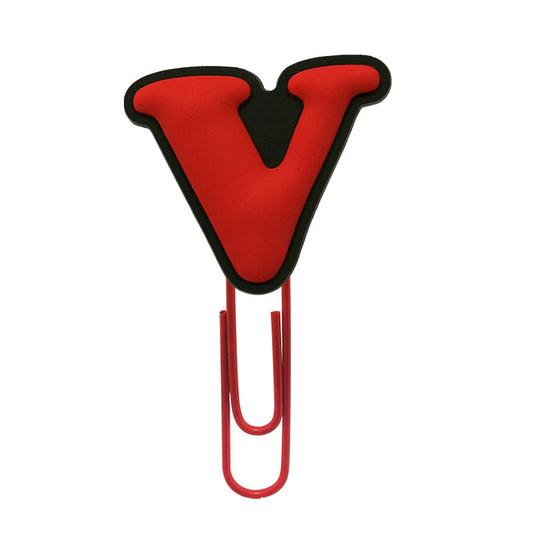 Patch Letter Series - Letter V Paper Clip