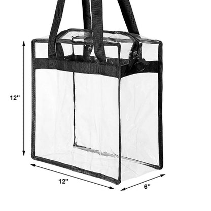 Clear PVC Shopping Bag Single Shoulder Bag Tote Bag