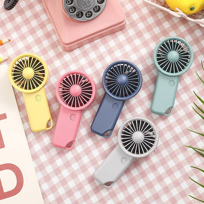 Mini Handheld Fan Portable Hanging Fan W/Carabiner