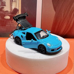Mini Simulation Sports Car Model Keychain Classic Car Shaped Keychain
