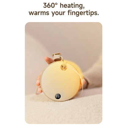 Portable Rechargeable Round Fabric Shell Electric Hand Warmers 5000mAh