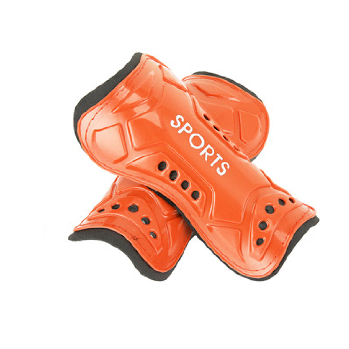 Football Shin Guard Pads for Adult with Strap Ties Soccer Leg Protector Size L