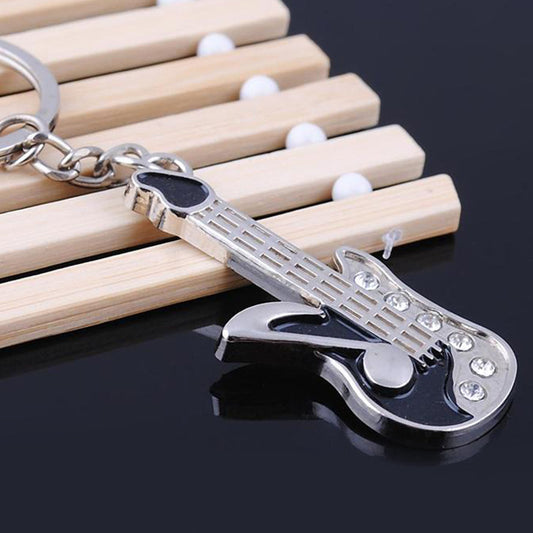 Guitar Shaped Key Chain