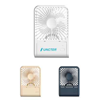 Portable Light Weight Rechargeable Handheld Mini Fan 3 Levels Wind Speed Hanging Fan