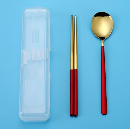 304 Stainless Steel Spoon Chopsticks Tableware Set
