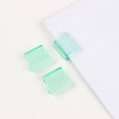 Transparent Book Clip Paper Clip Prevent Books From Curling Clip Bookmark