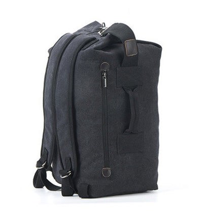 30L Vintage Classic Canvas School Travel Backpack Premium Quality Tablet Rucksack