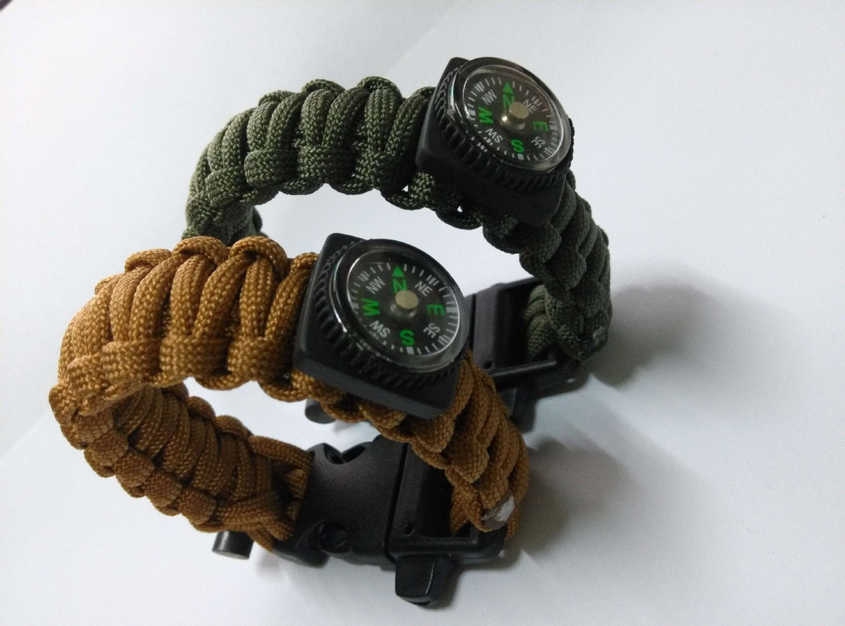 0.5" Diameter Outdoor Multifunctional Survival Bracelets