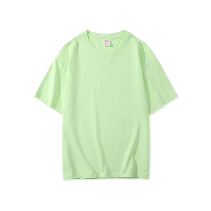 Unisex Cotton Crew Neck T Shirt Short Sleeve Tees