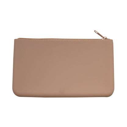 Portable Silicone Zipper Bag Multi Purpose Soft Organizer Bag Makeup Bag