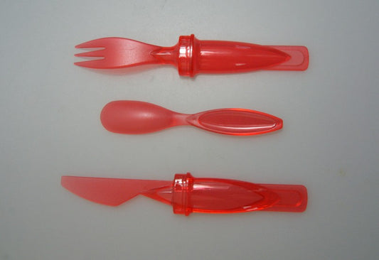 3-In-1 Children Plastic Knife Fork Spoon Set