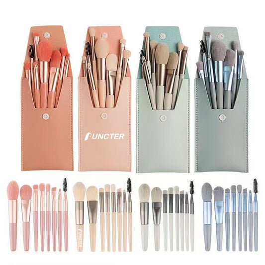 8 - Piece Portable Makeup Brush Set