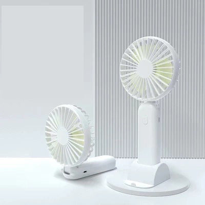 3 Levels Wind Speed Handheld Mini Fan Phone Holder With Lanyard
